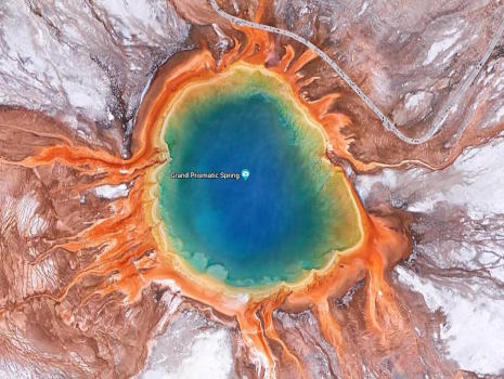 Kolorowy gejzer - Grand Prismatic Spring